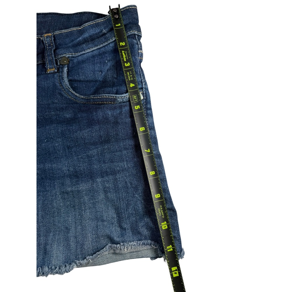 Kut from the Kloth Gidget Frey Shorts Womens 4 Blue Denim Cutoff Excellent - Picture 6 of 7